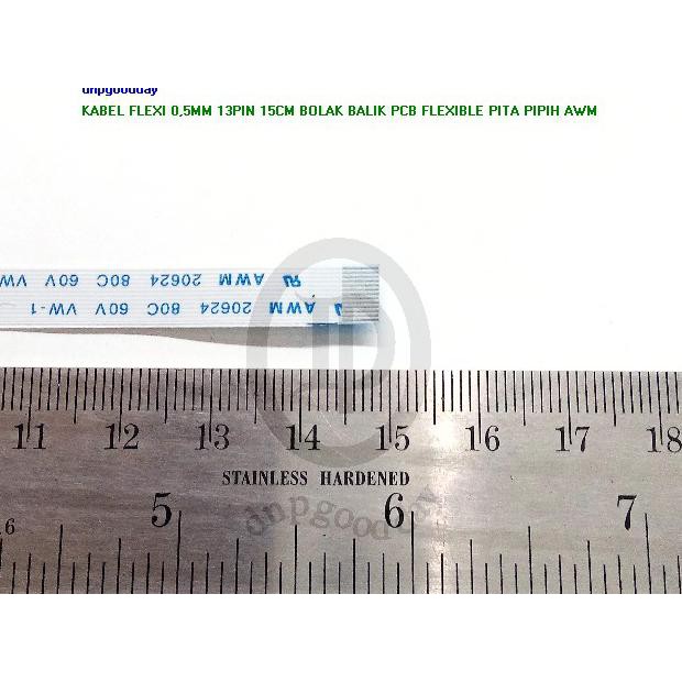 

Kabel Flexi 0,5Mm 13Pin 15Cm Bolak Balik Pcb Flexible Pita Pipih Awm Dnpgood11 Dijamin