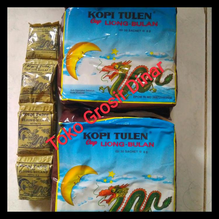 

KOPI LIONG BULAN HITAM TANPA GULA, 1PACK ISI 30 SACHET TERLARIS