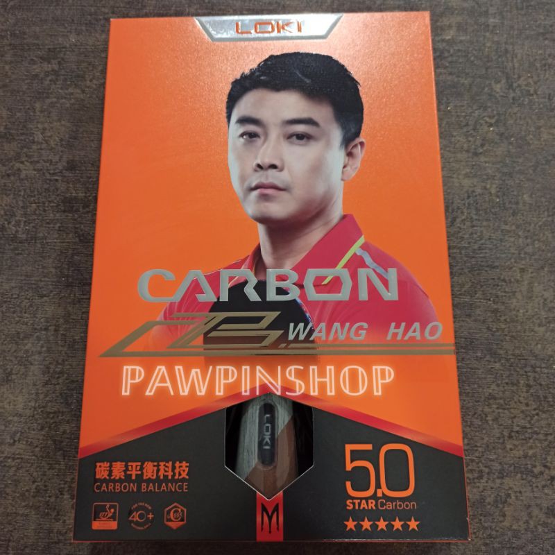 LOKI CARBON 5.0 STAR /Bet pingpong loki 5 star 7 lapisan
