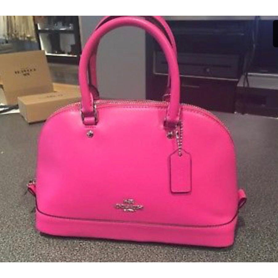TAS COACH MINI SIERRA BRIGHT FUSCHIA original