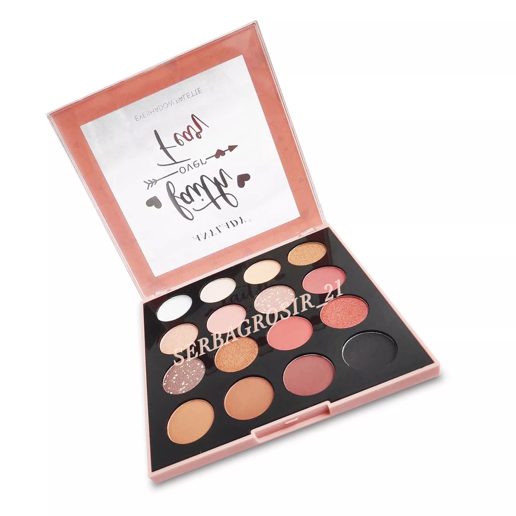 EYESHADOW ANYLADY FAITH OVER FEAR EYESHADOW PALETTE 16 COLOR Ukuran JUMBO 900