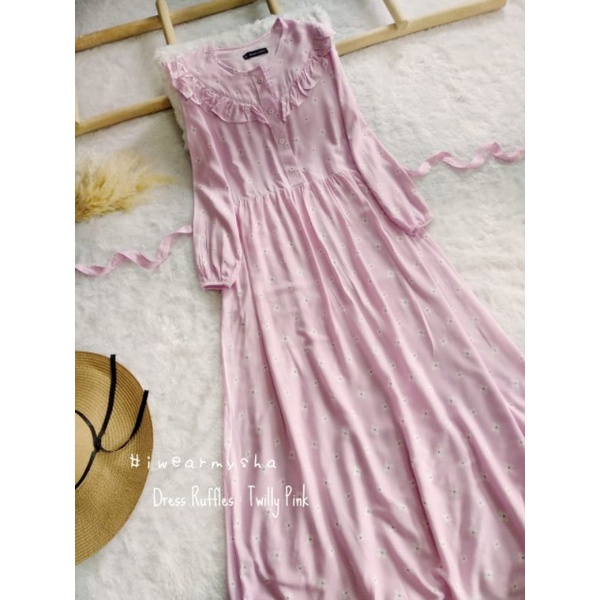 Dress Twilly Pink ori by IwearMysha (Gamis)