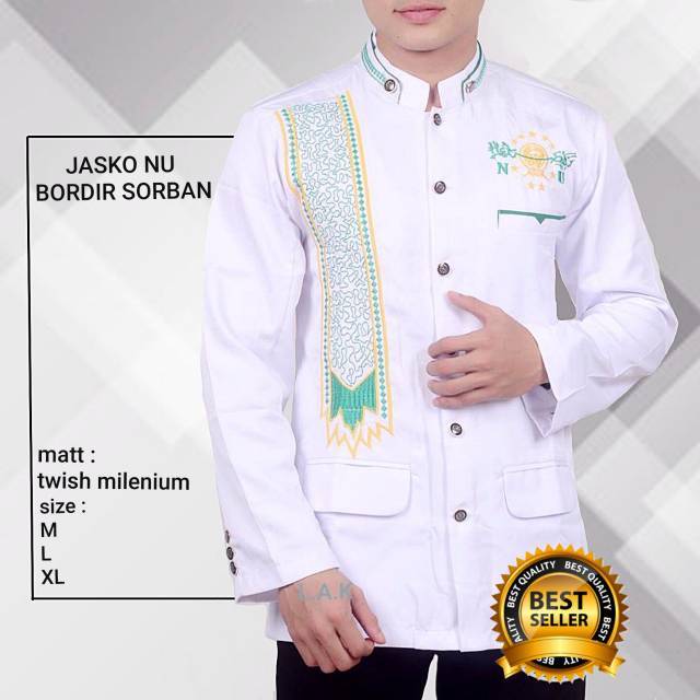 Jasko jas koko NU motif sorban terbaru ready M.L.XL.XXL.XXXL