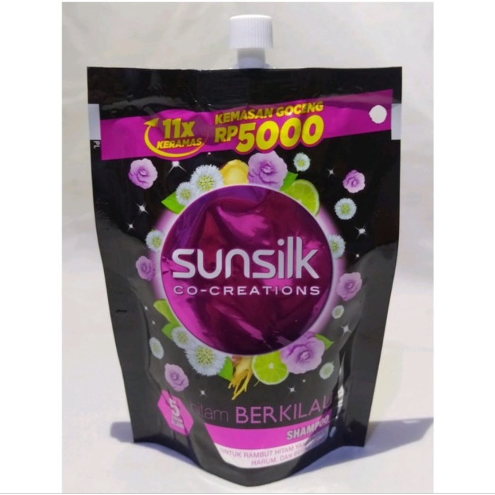 SL55 - Kemasan Pouch Travel Shampoo Sunslik 55ml Kemasan Ekonomis