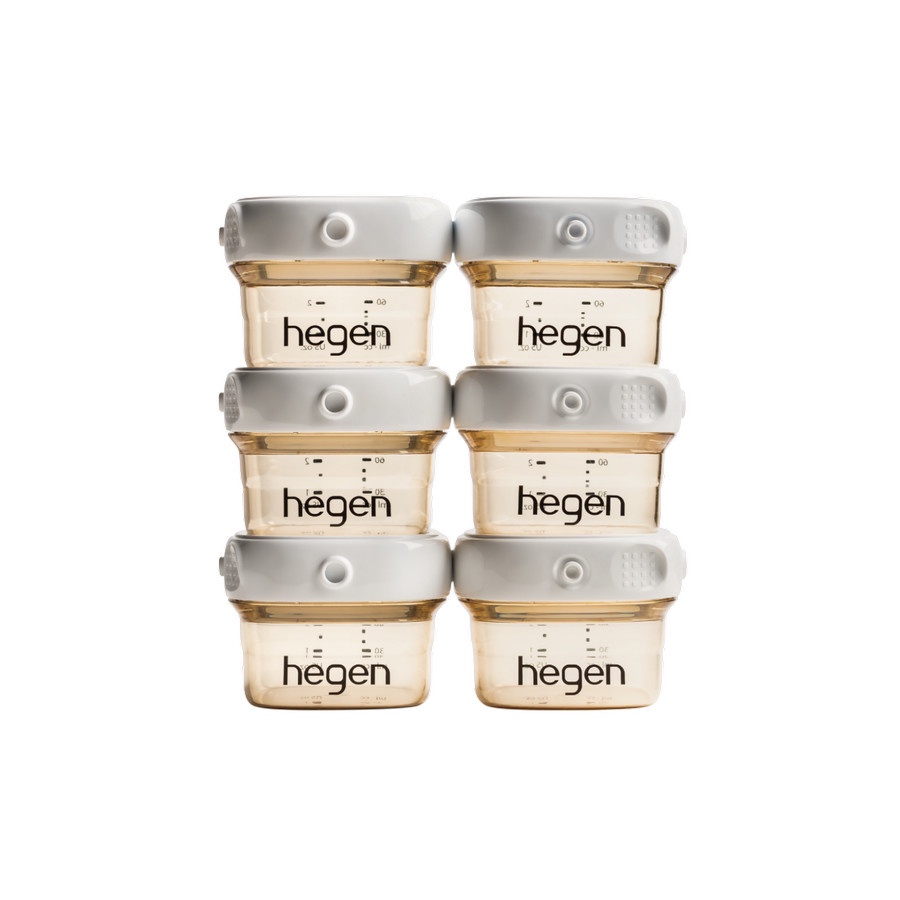 HEGEN PCTO BREASTMILK STORAGE PPSU (6 PACK) 60ML/2OZ