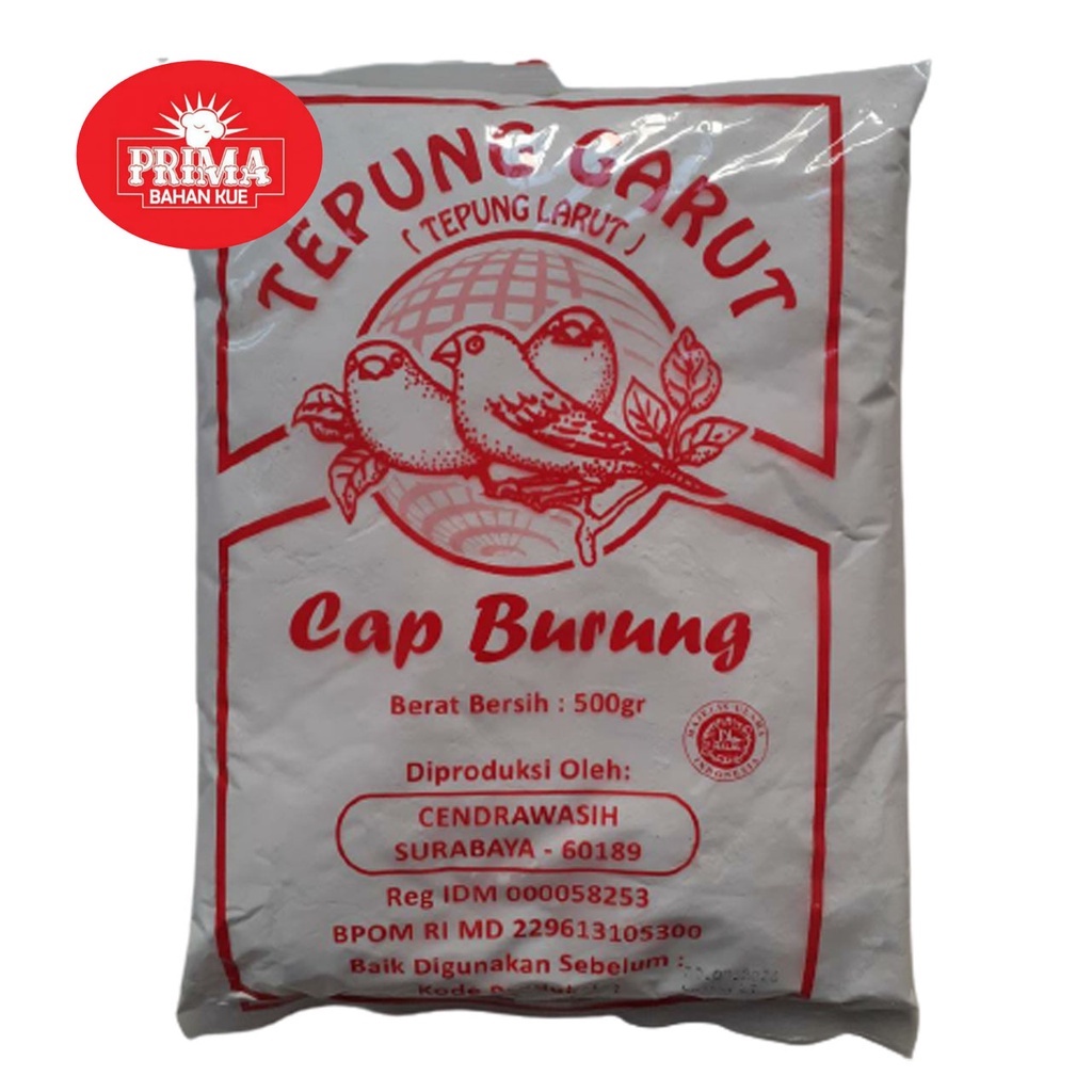 

TEPUNG LARUT CAP BURUNG 500 GR