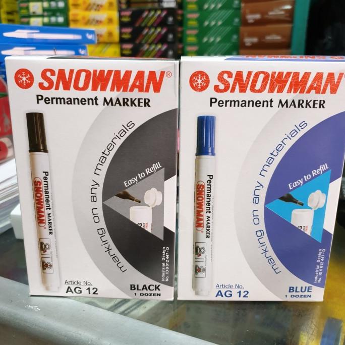 

SALE Spidol Permanent Marker AG-12 Snowman/PULPEN GEL/PULPEN LUCU/PULPEN 1 PACK/PENSIL WARNA/PENSIL 2B/PENGHAPUS JOYKO/PENGHAPUS LUCU/RAUTAN PENSIL PUTAR/RAUTAN ELEKTRIK/SPIDOL WARNA/SPIDOL PERMANEN/SPIDOL WHITEBOARD/CORRECTION TAPE