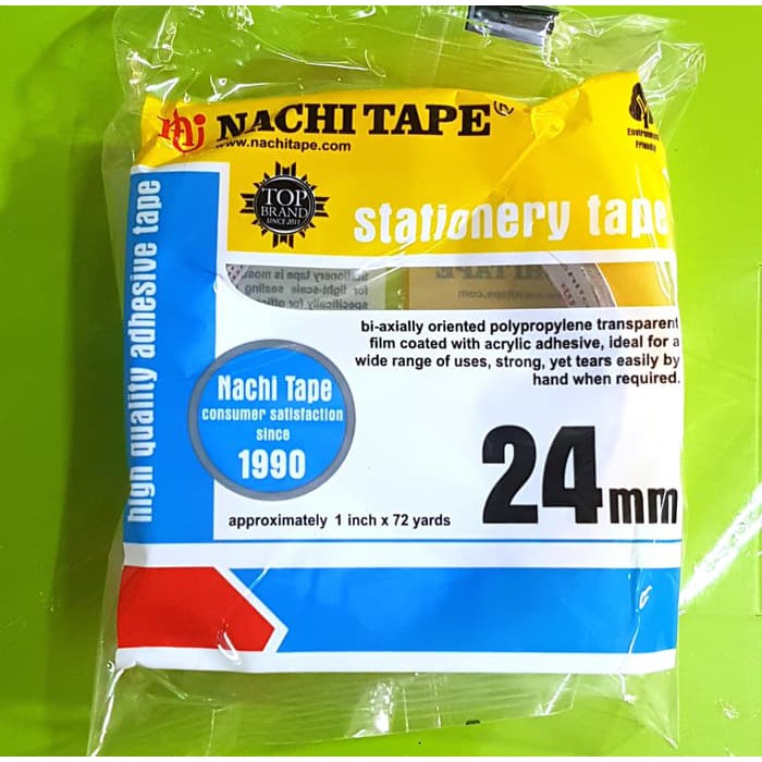 

Isolasi Bening Nachi 24 mm / 1 rol