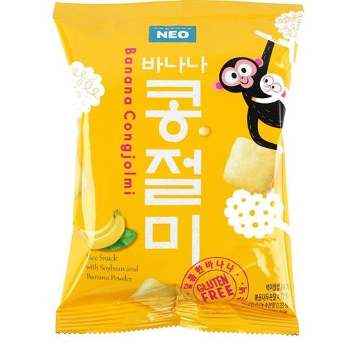 

Silahkan Order] NEO CONGJOLMI RICE KREKER BERAS RASA BANANA - SNACK KOREA 60gr