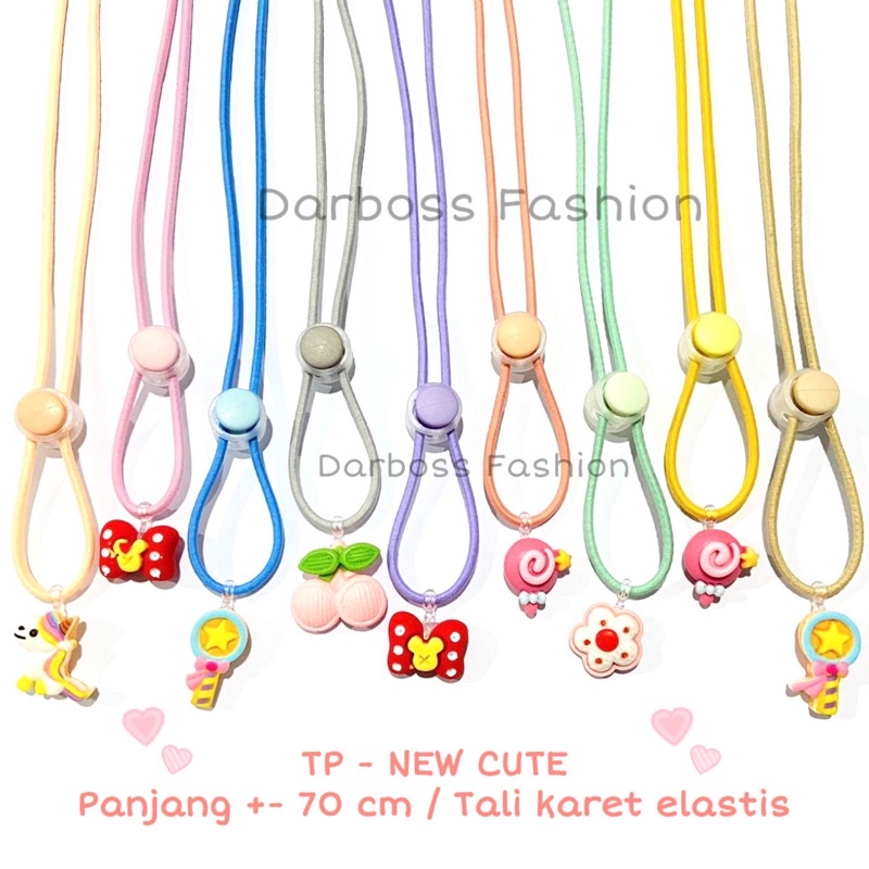 (PART 1 CG) Tali kalung Masker Anak dan Dewasa CUSTOM NAMA / REQUEST NAMA / Strap Masker 2 in 1 / Konektor Masker Hijab / Stopper Warna / Charm karakter boneka lucu / CLAY RESIN / GROSIR STRAP MASKER / TALI MASKER LUCU