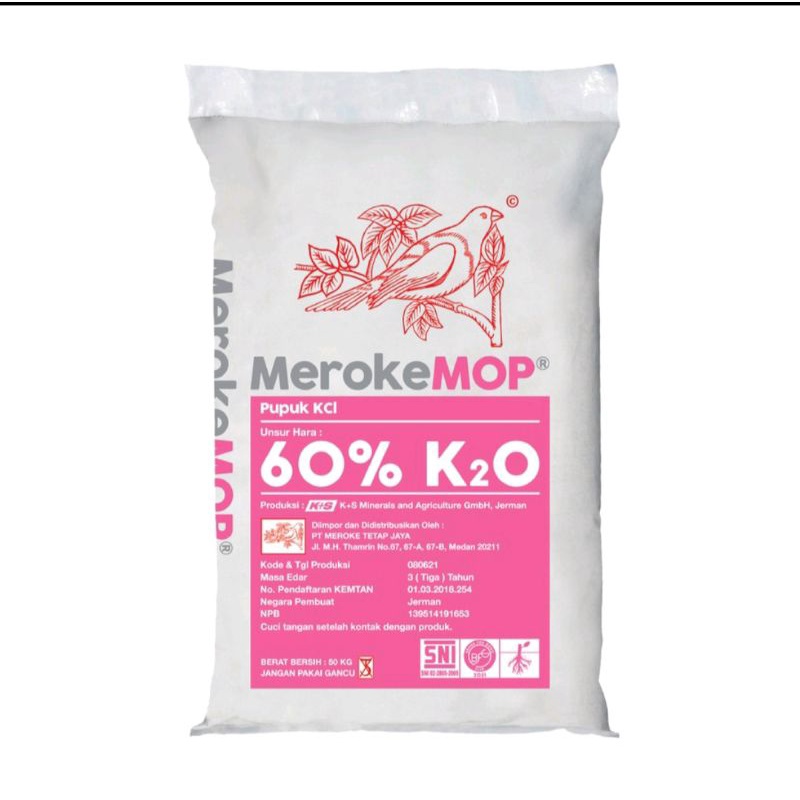 Pupuk KCL/MOP Meroke - Kemasan 1 kg