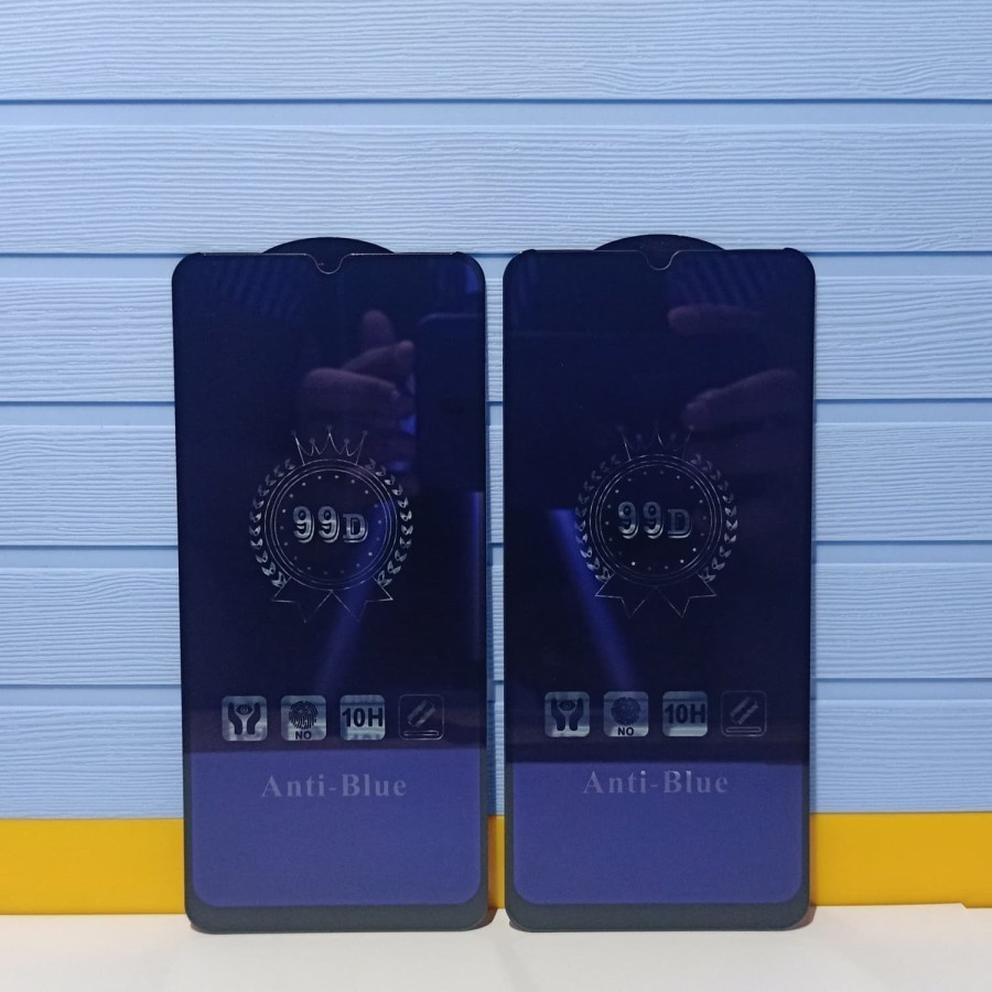Xiaomi Redmi 9 9A 9C 9T Tampered Glass TG Screen Protector Anti Blue Ray 99D Full Layar