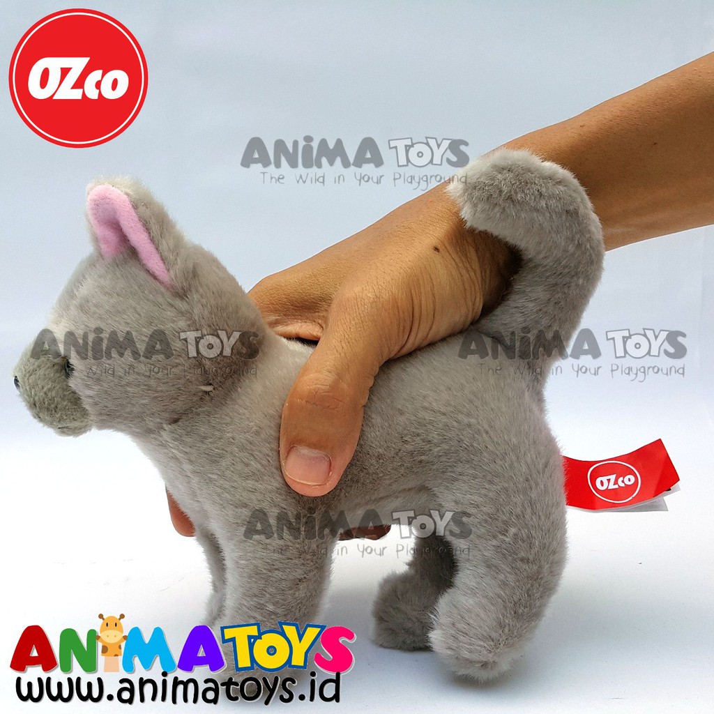 Boneka Hewan Kucing Chartreux Cat Animatoys OZco SOZ093