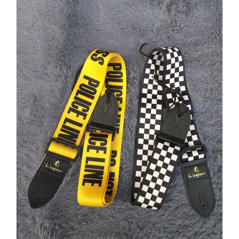 IMPOR TERMURAH L'espoir Strap Gitar Akustik / Strap Gitar Listrik / Strap Gitar Bass ORI REAL PICT.
