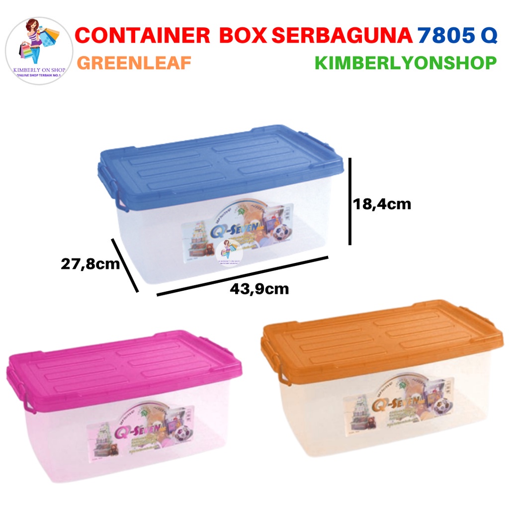 Box Container 14,5 Liter 7805 Green Leaf