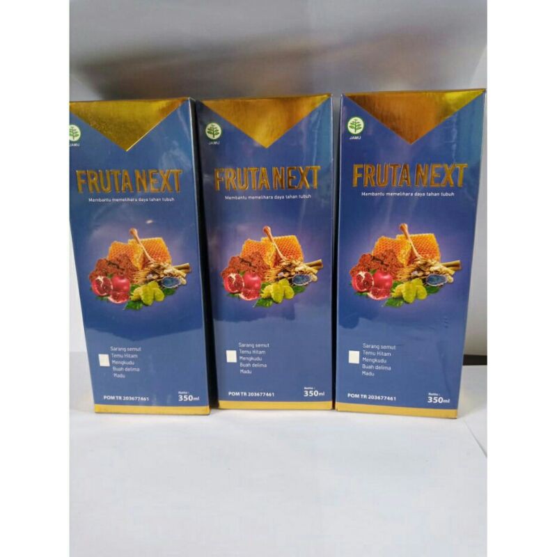 Frutanext Paket Hemat Ekonomis 3 Botol Obat Herbal Frutanext Original BPOM