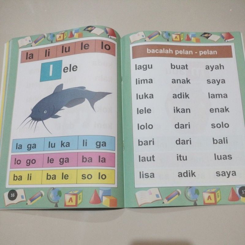 buku ayo belajar membaca 1B 32 halaman 19x27cm