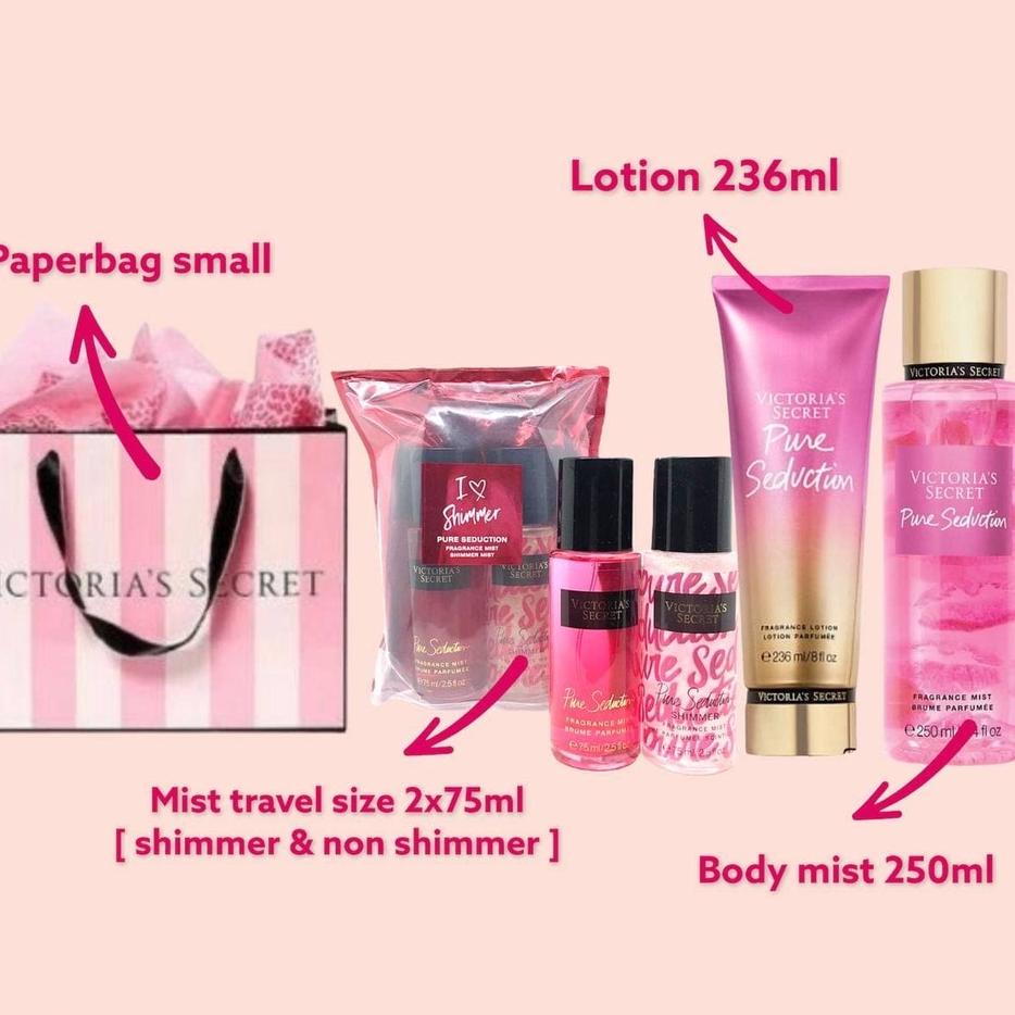 

Barang Bagus [ 4IN1 FREE PAPER BAG ] HAMPERS / GIFT SET VICTORIA SECRET BODY MIST & BODY LOTION [hampers lebaran | hampers ulangtahun] ...,,