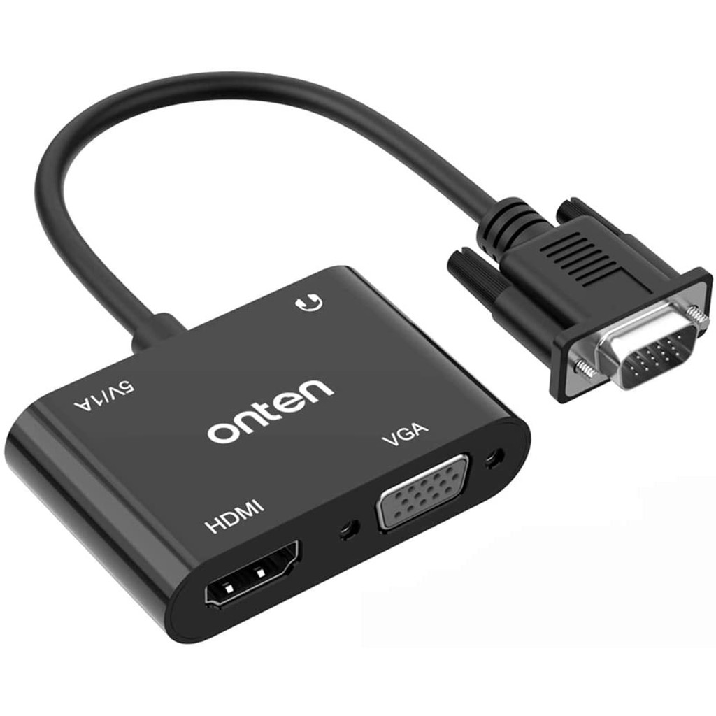 ONTEN OTN-5138HV - VGA Splitter to VGA and HDMI for PC and Laptop - VGA Splitter ke VGA dan HDMI