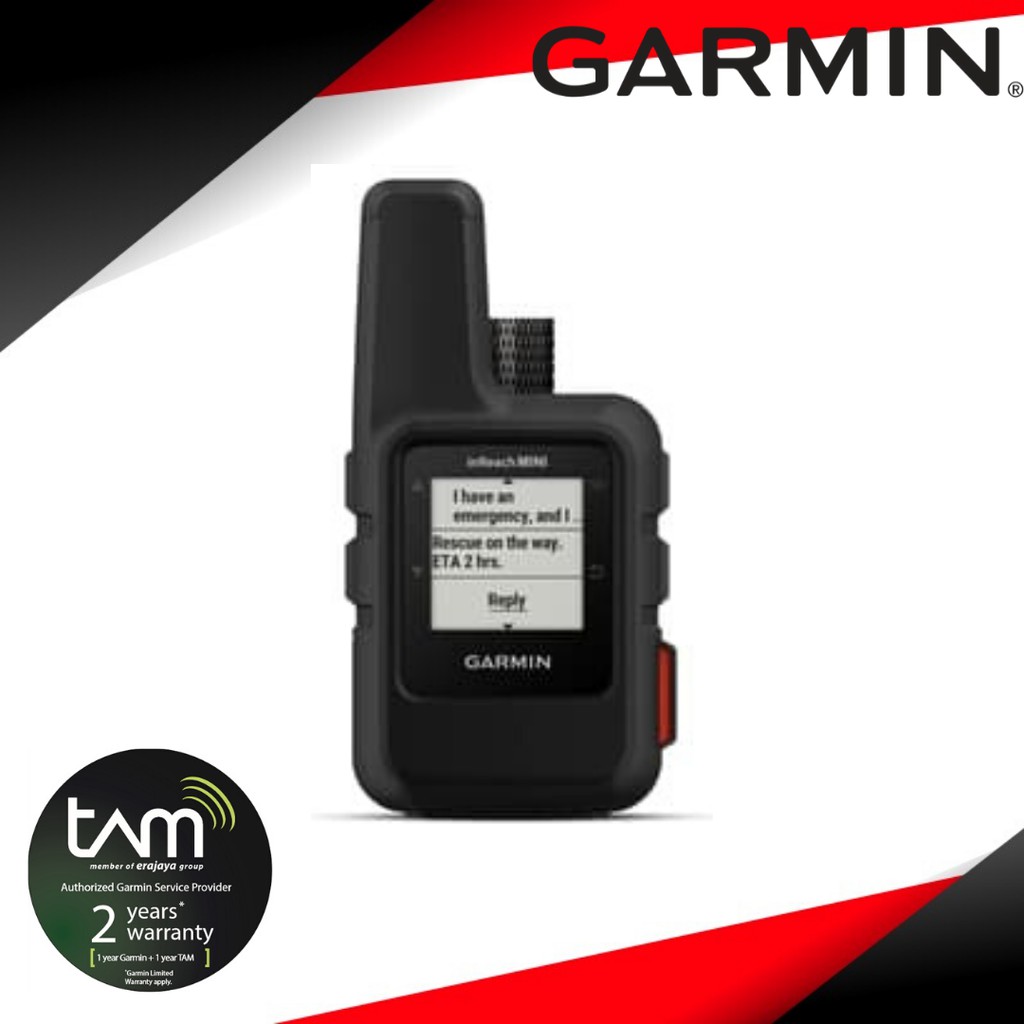 Garmin Gps inReach® Mini Black Original garansi Tam 1 Tahun