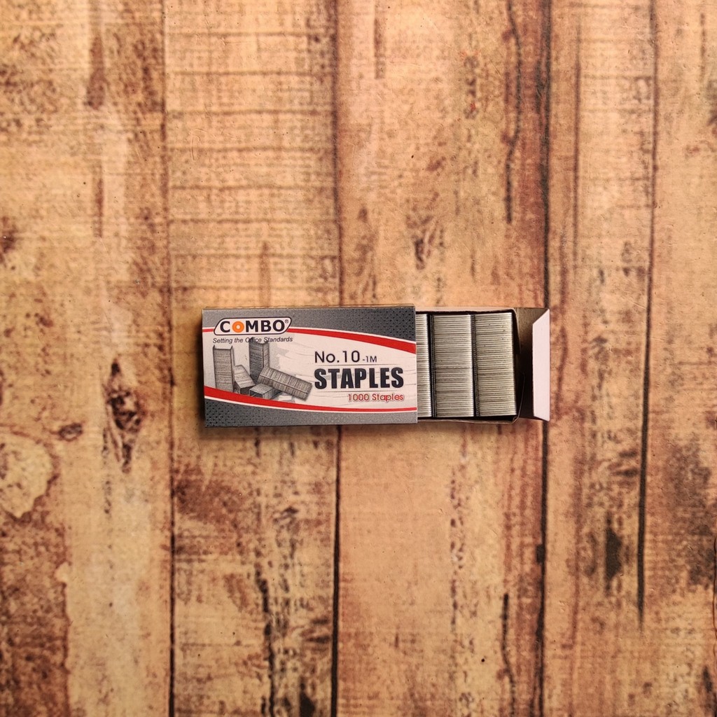 Isi Staples COMBO No.10 - Staples Kecil Kemasan Baru - Isi Stapler Kecil No 10