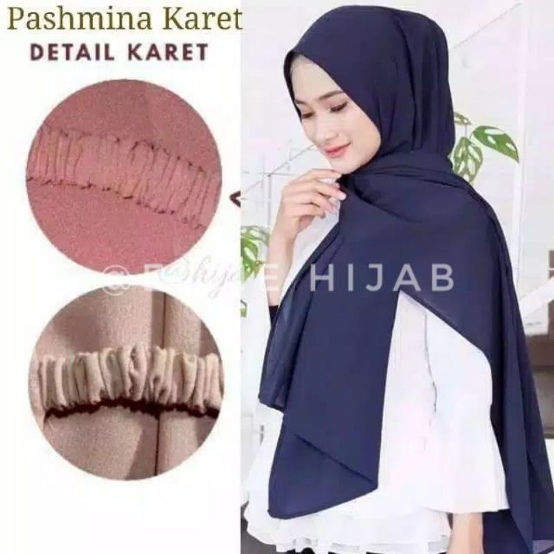 PASHMINA PANJANG DIAMOND CREP ELZIE HIJAB