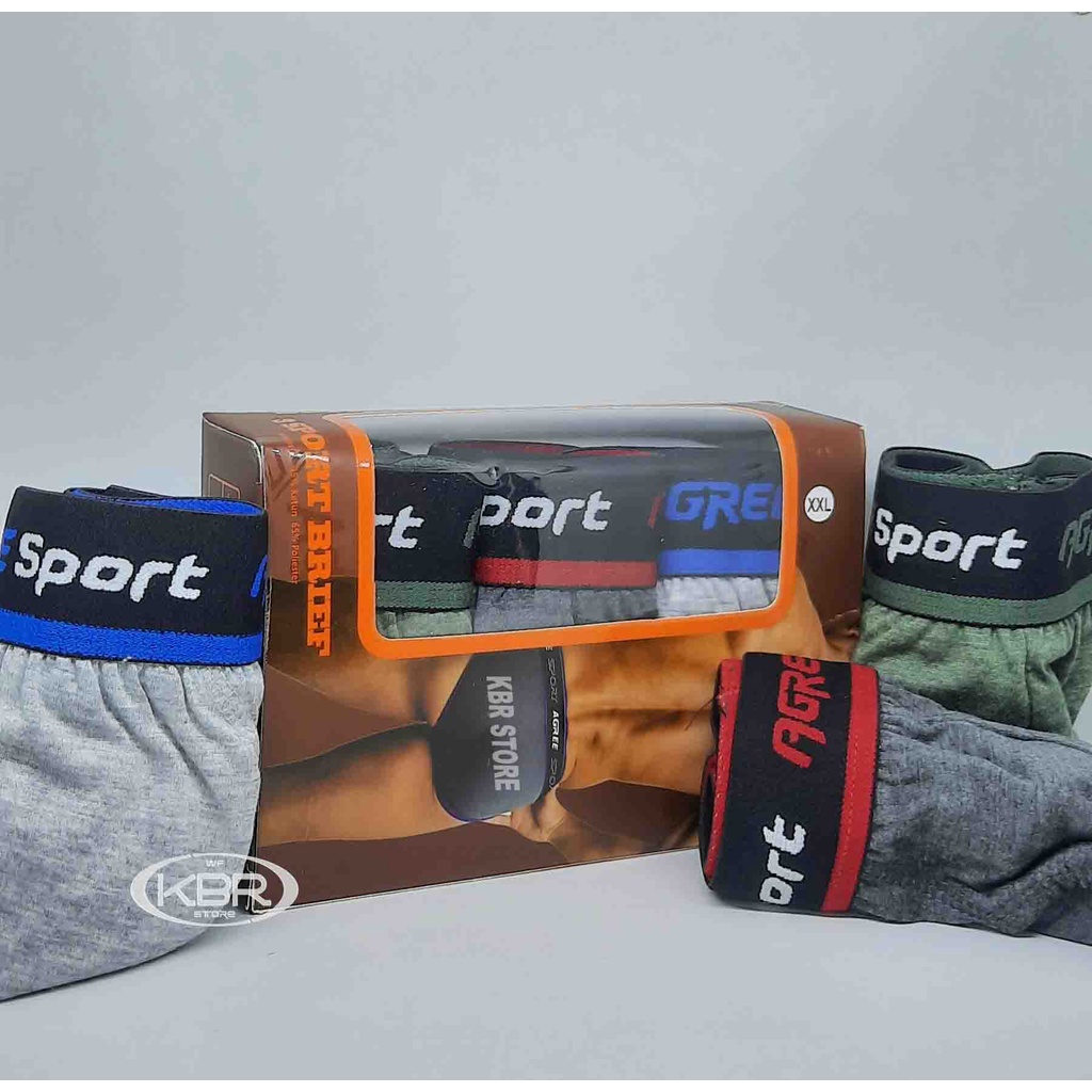 WF STORE AGREE SPORT CELANA DALAM ISI 3 PCS