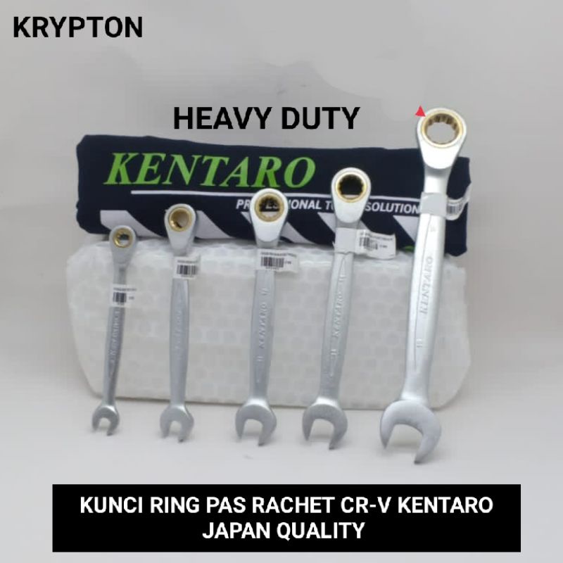 KUNCI RING PAS RACHET CR-V HEAVY DUTY KENTARO JAPAN QUALITY