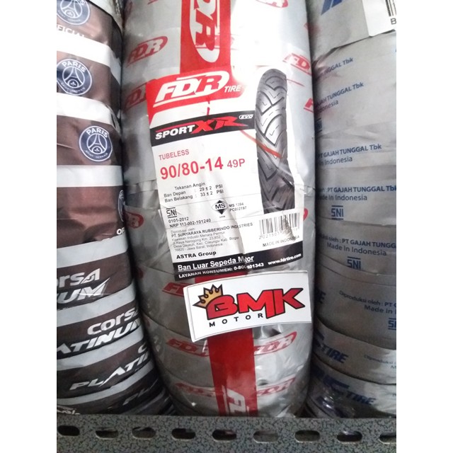 FDR SPORT XR EVO 90/80-14 TUBELESS