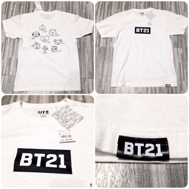 Kaos uniqlo x bt21