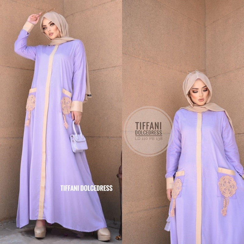 Daster Arab Dolce TIFFANI Maxi dress Gamis Rayon Premium