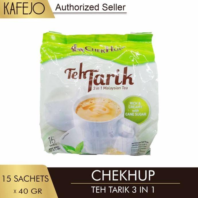 

[COD] ChekHup Teh Tarik 3 in 1 40gr / Teh Tarik Instan 15 sachet [COD]