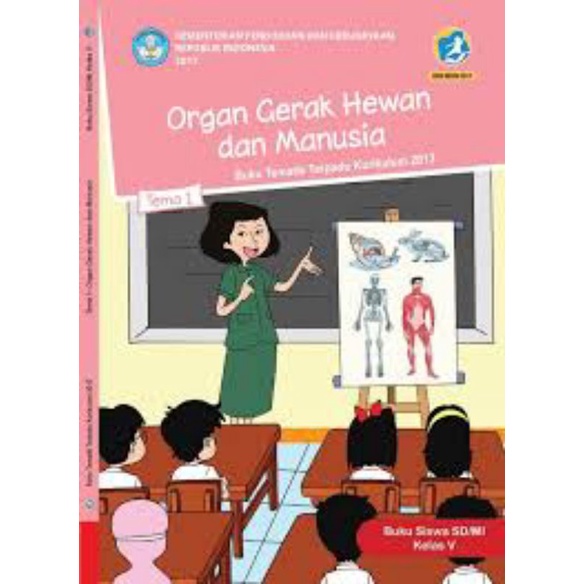 

Kelas 5 Siswa - Buku Tematik Terpadu K.13 Tema 1 Organ Gerak Hewan Dan Manusia Semester 1