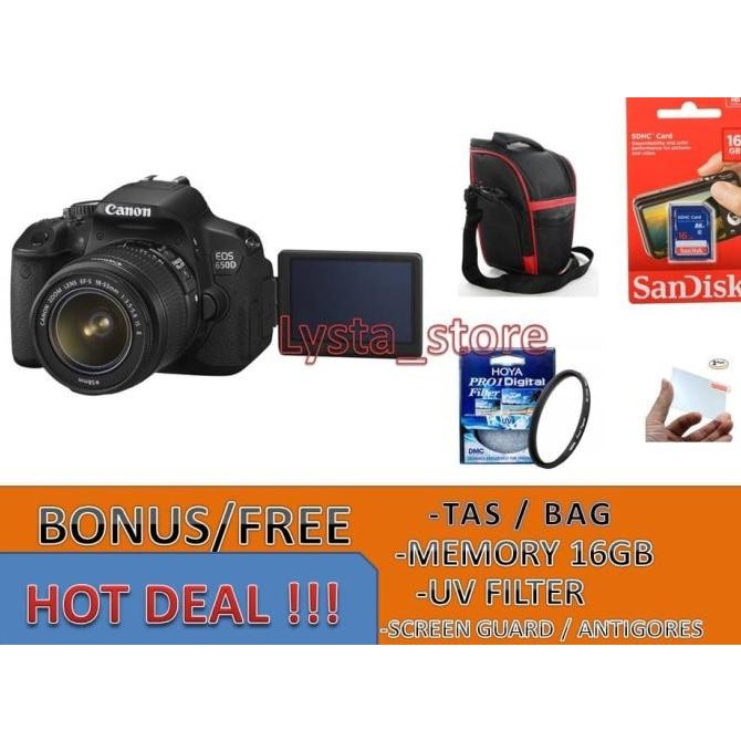 CANON EOS 650D KIT 18-55MM / CANON 650D / EOS 650D