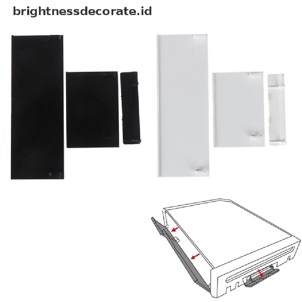 (Birth) 3pcs / Set Tutup Slot Memory Card Pengganti Untuk Konsol Nintendo Wii