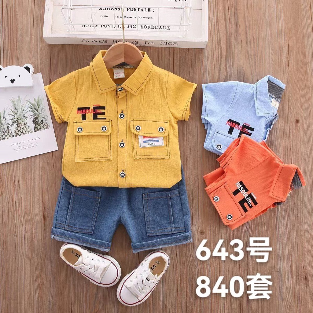 SETELAN KEMEJA IMPORT YIH TZ - HASOUL