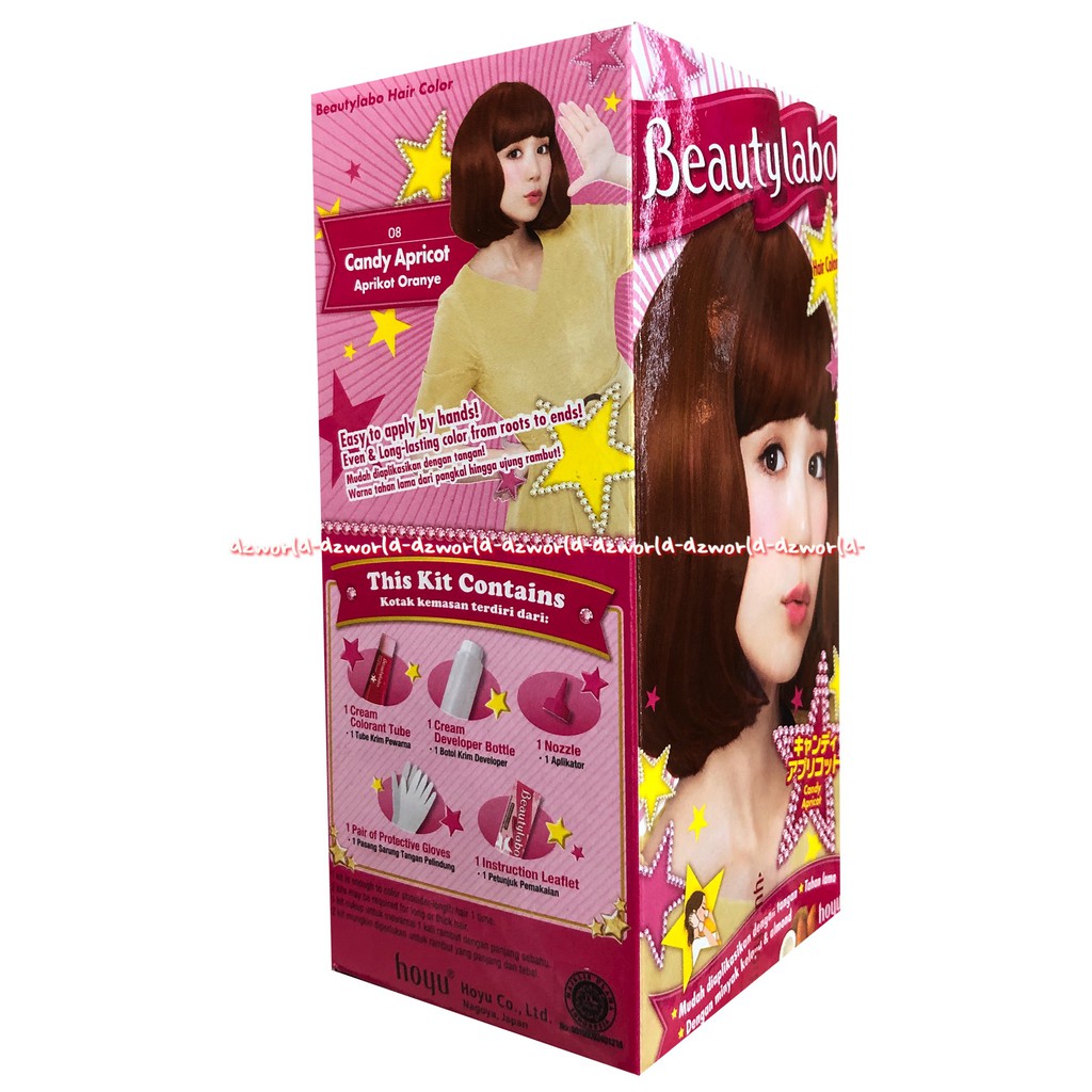 Beauty Labo Candy Apricot Red Pink Hoyu Cat Rambut Merah Beautylabo