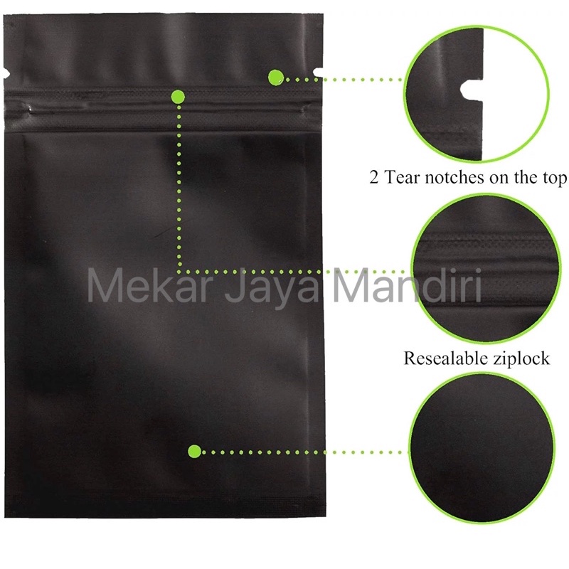 PACKING PLASTIK KLIP AKSESORIS ZIPLOCK KANTONG AKSESORIS VARIAN WARNA &amp; MATTE BURAM