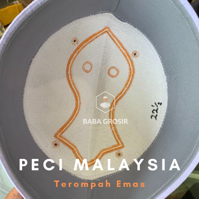 Peci Malaysia Terompah Emas | Peci Malaysia Terompah