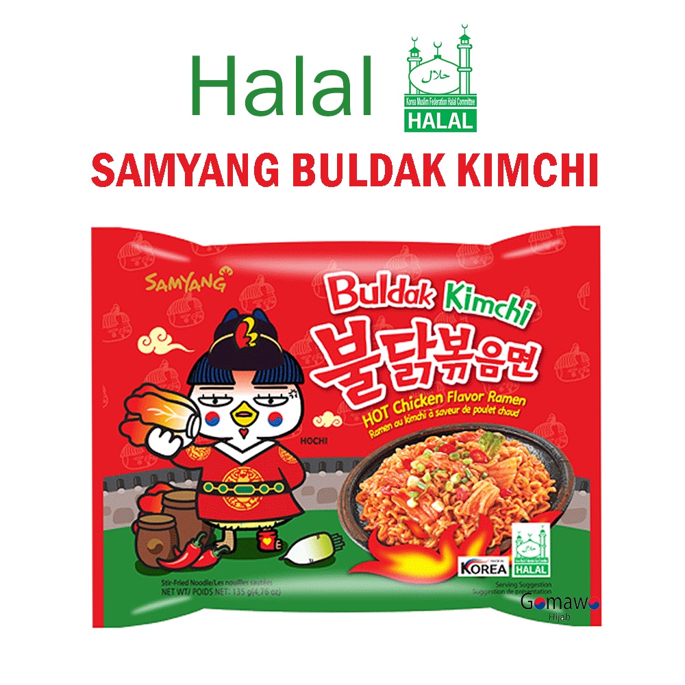 MIE INSTAN SAMYANG BULDAK KIMCHI HALAL KOREA