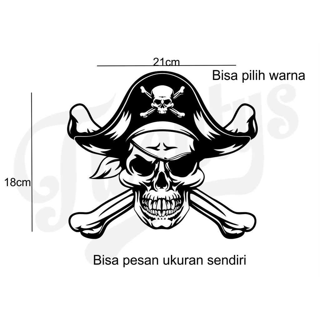 

STIKER BAJAK LAUT CUTTING BISA DITEMPEL DIMANAPUN