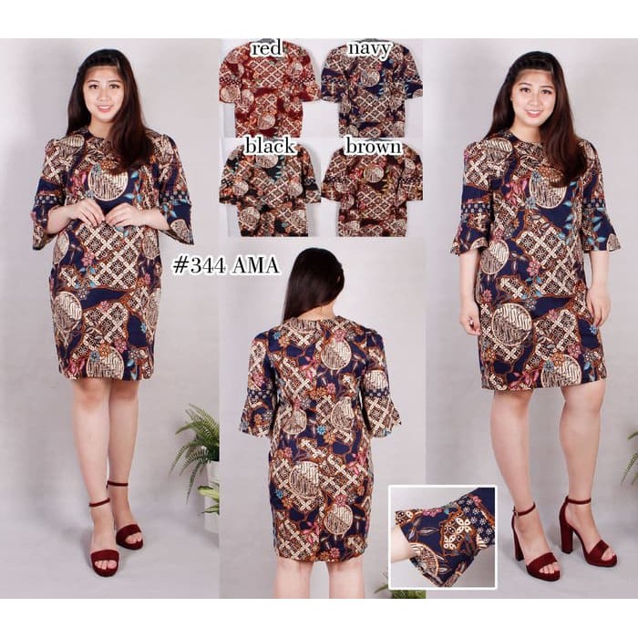 Dress Batik JUMBO / Dress Batik Modern JUMBO / Dress Batik Kerja JUMBO