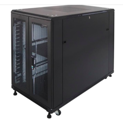 IR11520G - 20U Close Rack Depth 1150mm Glass Door 19&quot; - INDORACK