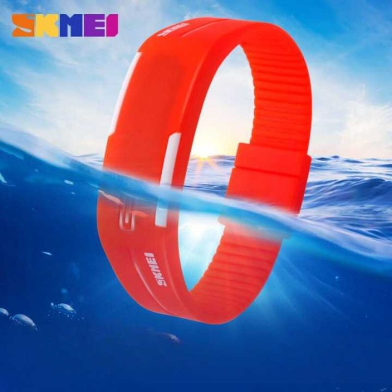 SKMEI Wristband Jam Gelang LED Anti Air Sporty - 1099A