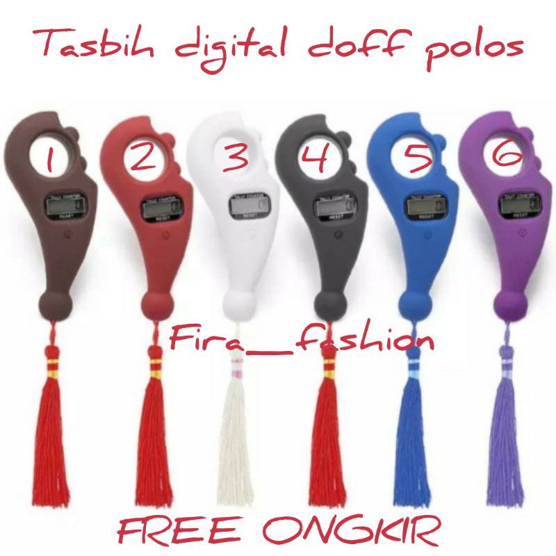 Tasbih digital kayu khusus warna lengkap surabaya