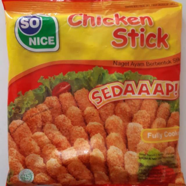 

So Nice Sedaaap Chicken Stick 250gr / Naget Ayam Stik 250gr