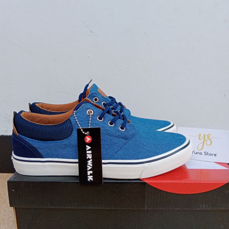 [FLASH SALE] Sepatu Sneakers Pria Airwalk Kurt Navy