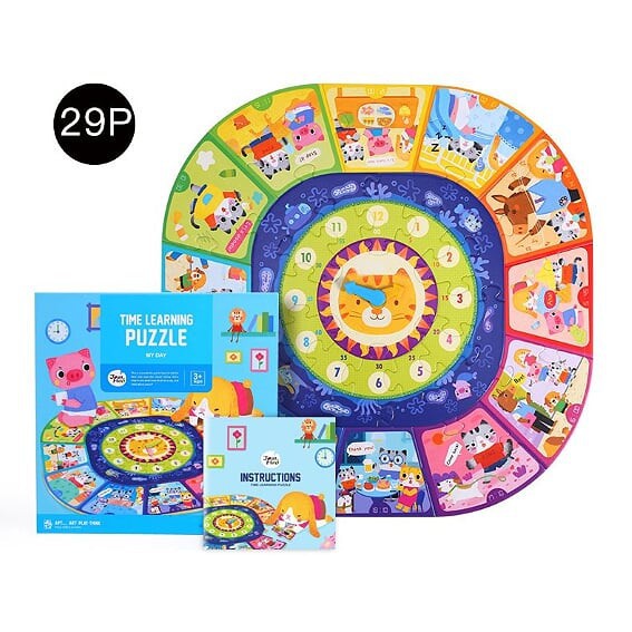 Zoetoys Joan Miro Time Learning Puzzle | Mainan Edukasi Anak | Cari Kado | Cari Kado Natal