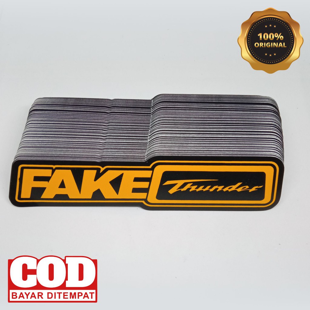 Stiker Fake Thunder / Stiker Thunder Variasi / Sticker Thunder 125 / Stiker Suzuki Thunder