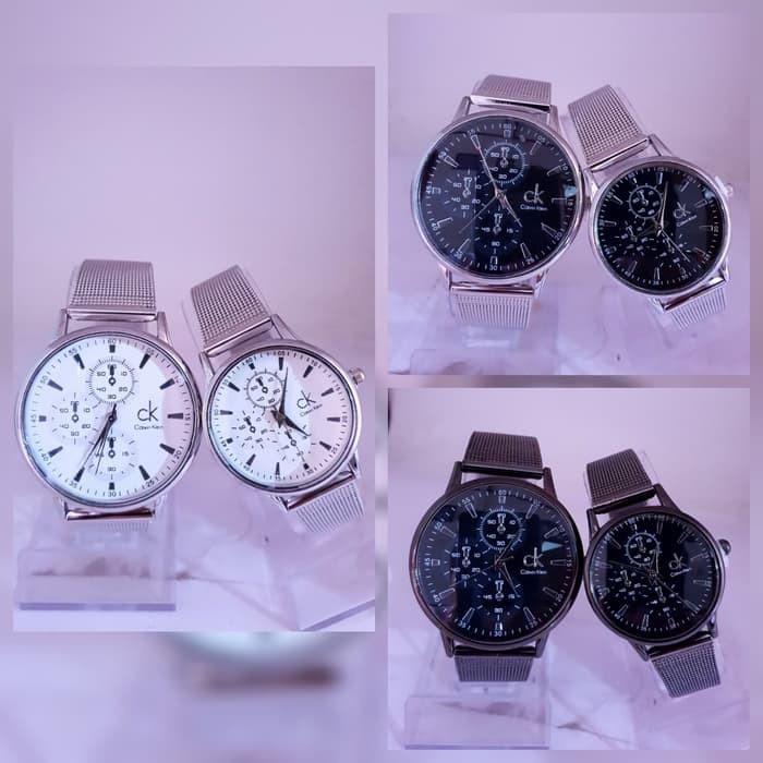 JAM TANGAN COUPLE CK TALI PASIR